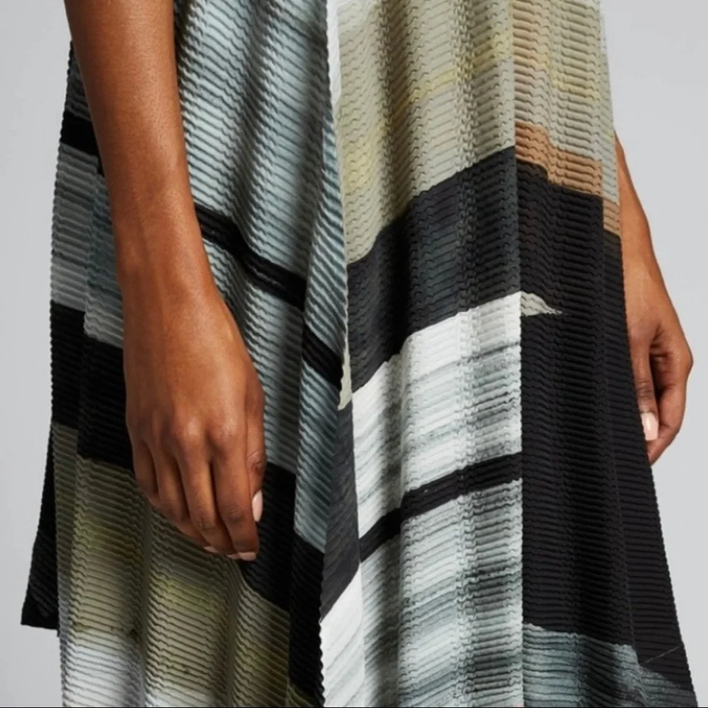 ISSEY MIYAKE Abstract Print Dress- Size 2 - Picture 3 of 8